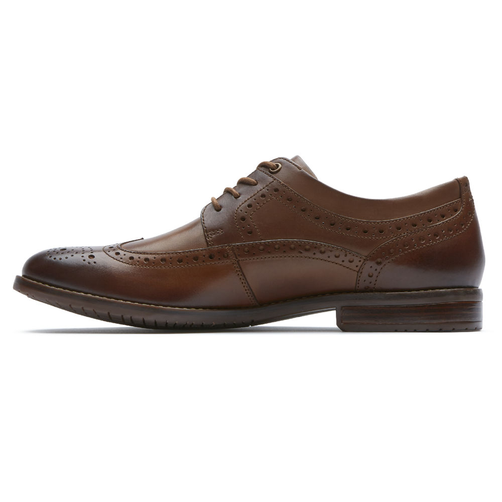 Rockport Oxfords For Mens Brown - Style Purpose 3 Wingtip - GT3016459